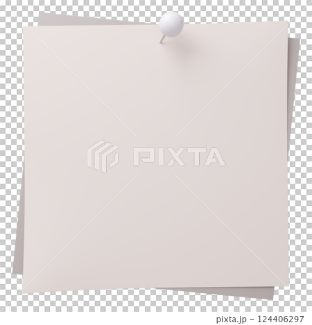 3D 背景材料_圖釘_紙_米色 124406297