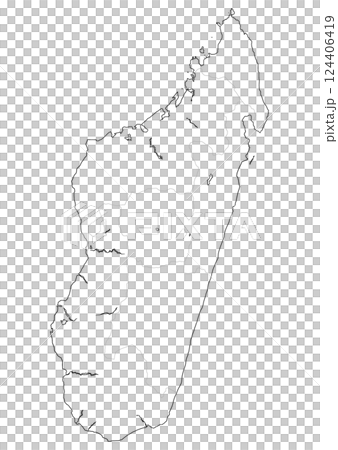 馬達加斯加空白地圖 馬達加斯加空白地圖 124406419