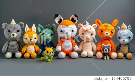 Discover our charming, meticulously crafted Amigurumi animal collection - perfect for enthusiasts and gifts. 124406799