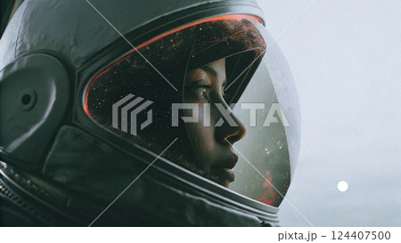 Tranquil Moment of a Space Traveler Tranquil Moment of a Space Traveler 124407500