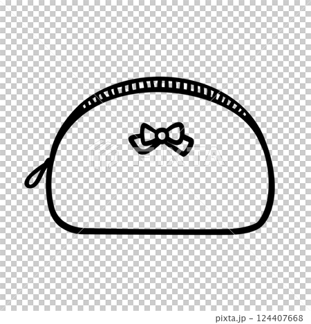 Illustration material of a simple pouch 124407668