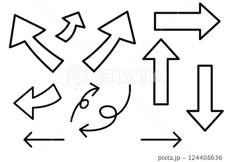 矢印セット 124408636