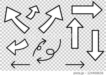 矢印セット 124408636