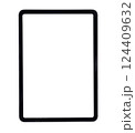 Minimalist Tablet Mockup with Blank Screen for Design and Presentation 124409632
