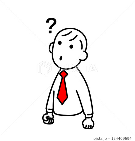 先生のためのイラストとコメント「？」 124409694