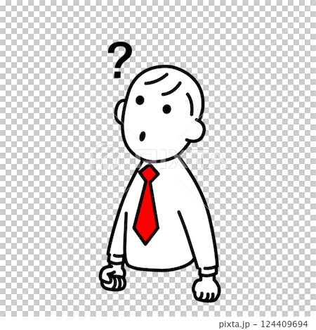 先生のためのイラストとコメント「？」 124409694