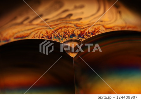 Green liquid surface, colourful abstract, surrealistic art, line of light, black background, beautiful scientific background Green liquid surface, colourful abstract, surrealistic art, line of light, black background, beautiful scientific background 124409907