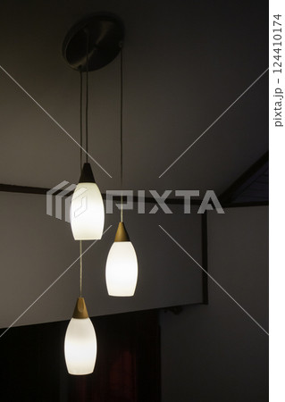 Coffee shop interior vintage style in Thailand 124410174