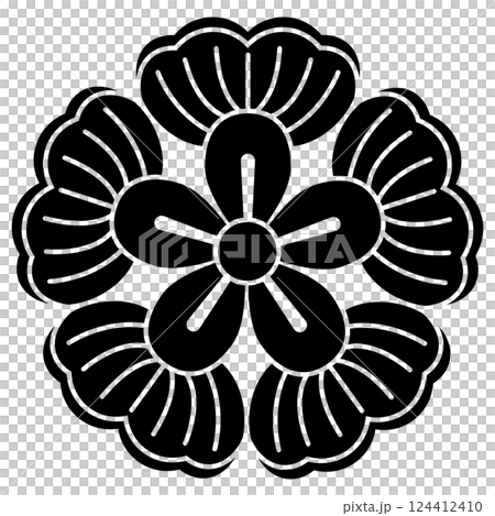 這是一個家族徽章。它的名字叫葛藤花。 這是一個家族徽章。它的名字叫葛藤花。 124412410