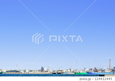 大分市住吉泊地と臨海工業地帯 124412445