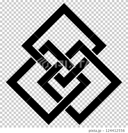 家紋です。三つ傍折敷といいます。 124412556