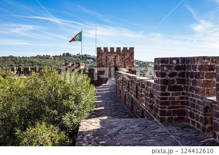 Silves Castle in the South of Portugal in the Algarve region Silves Castle in the South of Portugal in the Algarve region 124412610