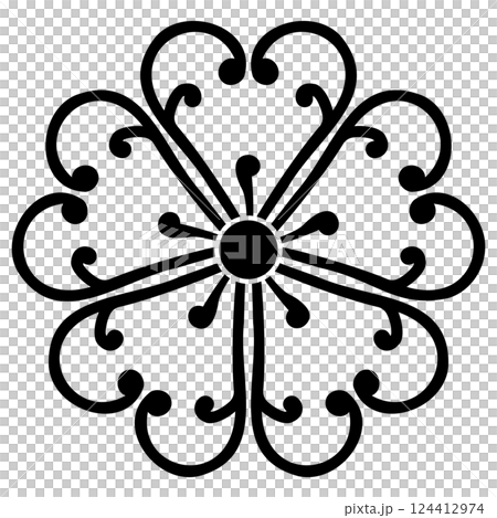This is my family crest. It's called Warabizakura. This is my family crest. It's called Warabizakura. 124412974