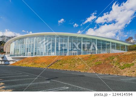 浜松市にある浜北総合体育館の風景(静岡県) 浜松市にある浜北総合体育館の風景(静岡県) 124414594