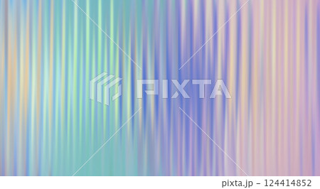 Vector Blurred holographic gradient background. Ribbed glass texture. 124414852