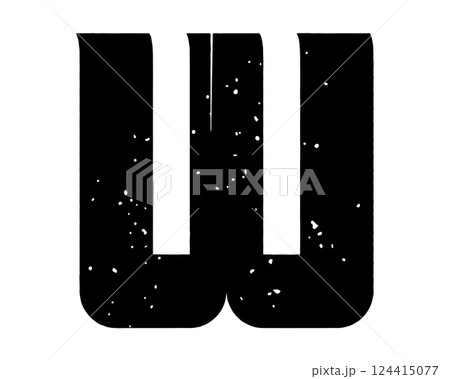 Grungy vector font. Art lettering. Grungy vector font. Art lettering. 124415077