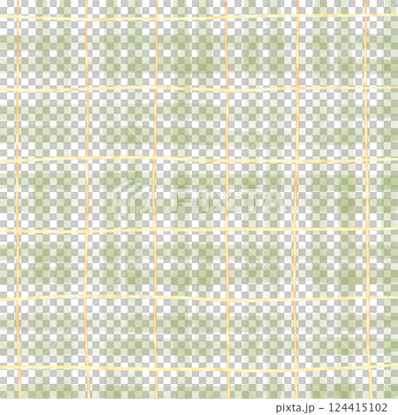 Gold Sage Green Plaid Gingham Hand Drawn Background Pattern Overlay 124415102