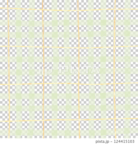 Gold Sage Green Plaid Gingham Hand Drawn Background Pattern Overlay 124415103