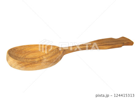 Wooden spoon isolated on white background clipping path. Wooden spoon isolated on white background clipping path. 124415313