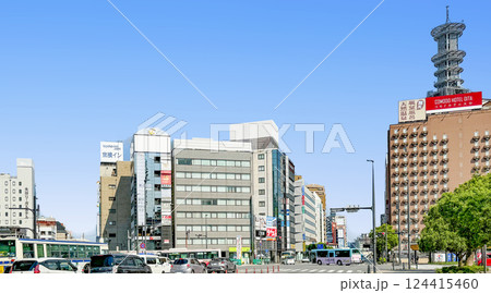 大分駅前通りと市街地中心街 大分駅前通りと市街地中心街 124415460