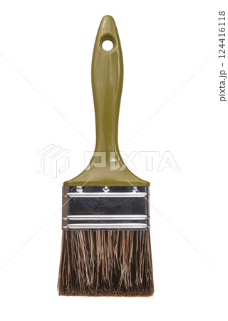 Brush for painting craft instrument isolated on the white background Brush for painting craft instrument isolated on the white background 124416118