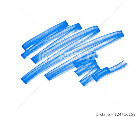 Sketch marker lines for design and highlight. Hand drawn strokes isolated on white 124416159