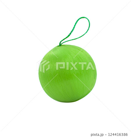 Christmas ball decrotive festive isolated on the white background 124416386