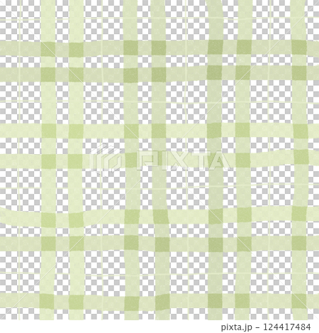 Sage Green Plaid Gingham Hand Drawn Background Pattern Overlay 124417484