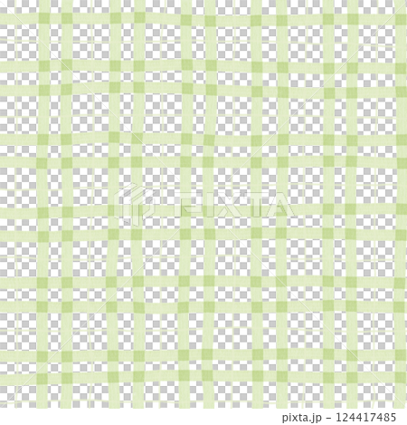 Sage Green Plaid Gingham Hand Drawn Background Pattern Overlay 124417485