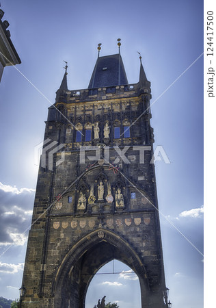 Tower of Karluv Most Charles Bridge, Prague, Czech Republic Tower of Karluv Most Charles Bridge, Prague, Czech Republic 124417500