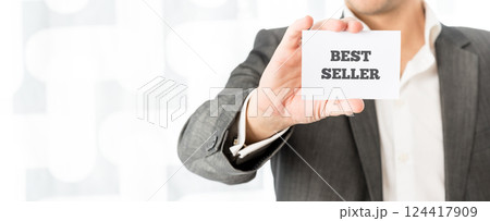 Business concept with a Best seller sign 124417909