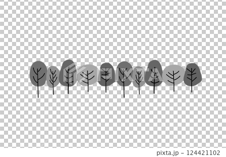 簡單的樹例證 124421102