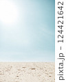 砂浜と青空 124421642