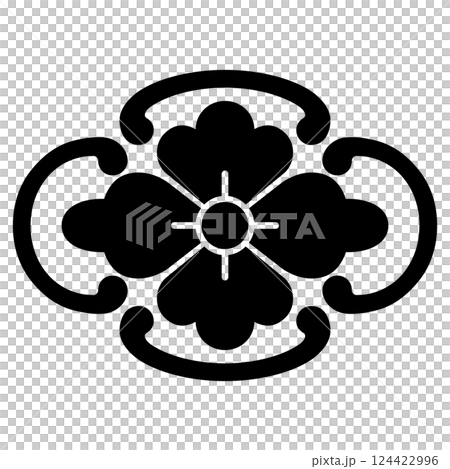 This is my family crest. It is a quince flower and a diamond. 124422996
