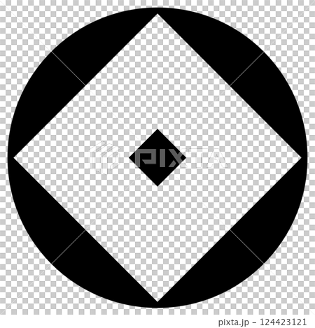 This is the family crest. It is called Ishimochi Jinukikugi-nuki. 124423121