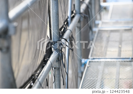 足場の部分撮り 124423548