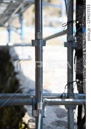 足場の部分撮り 足場の部分撮り 124423553