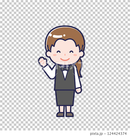 ホールスタッフ／女性 17 124424374