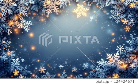 Experience a stunning Winter Wonderland filled with gentle snowflakes and enchanting sparkles Experience a stunning Winter Wonderland filled with gentle snowflakes and enchanting sparkles 124424671