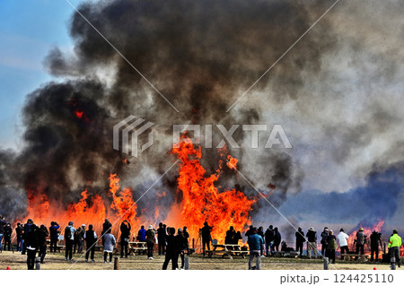 葦焼き 葦焼き 124425110