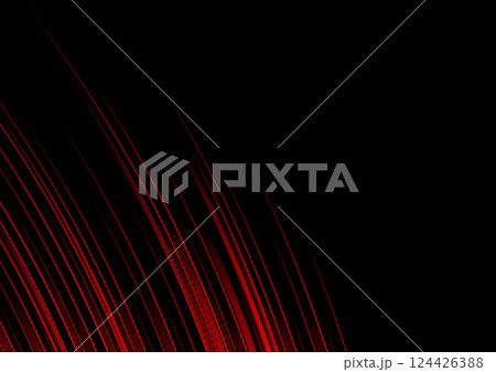 Abstract red line and black background for business card, cover, banner, flyer. Vector illustration Abstract red line and black background for business card, cover, banner, flyer. Vector illustration 124426388