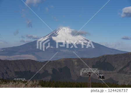 大涌谷からの富士山 124426737
