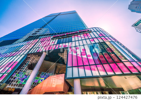 日本の東京都市景観 新時代… 渋谷サクラステージSHIBUYAタワーなどを望む…希望の光=21日 日本の東京都市景観 新時代… 渋谷サクラステージSHIBUYAタワーなどを望む…希望の光=21日 124427476