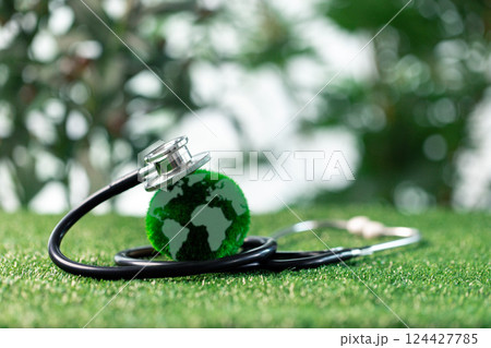 Promoting sustainable energy and green practices is essential for preserving Earth's environmental resources and ensuring a healthy global ecology. earth, eco, environmental, sustainable, green. 124427785