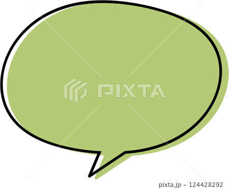 Speech bubble  124428292