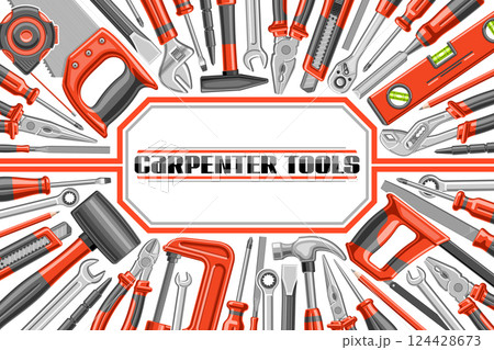 Vector template for Carpenter Tools 124428673