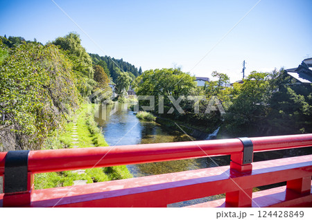 飛騨高山中橋（赤い橋） 124428849