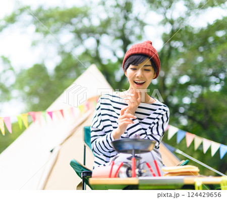 キャンプ大好き キャンプ大好き 124429656