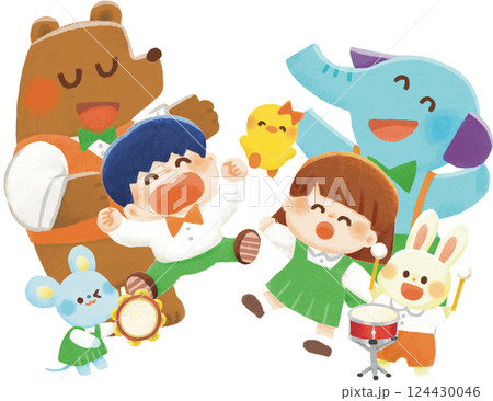 発表会で張り切るみんな 124430046