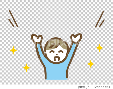 A man giving a presentation with a smile 124433364